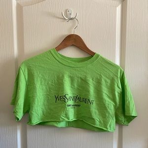 Vintage crop shirt - not real